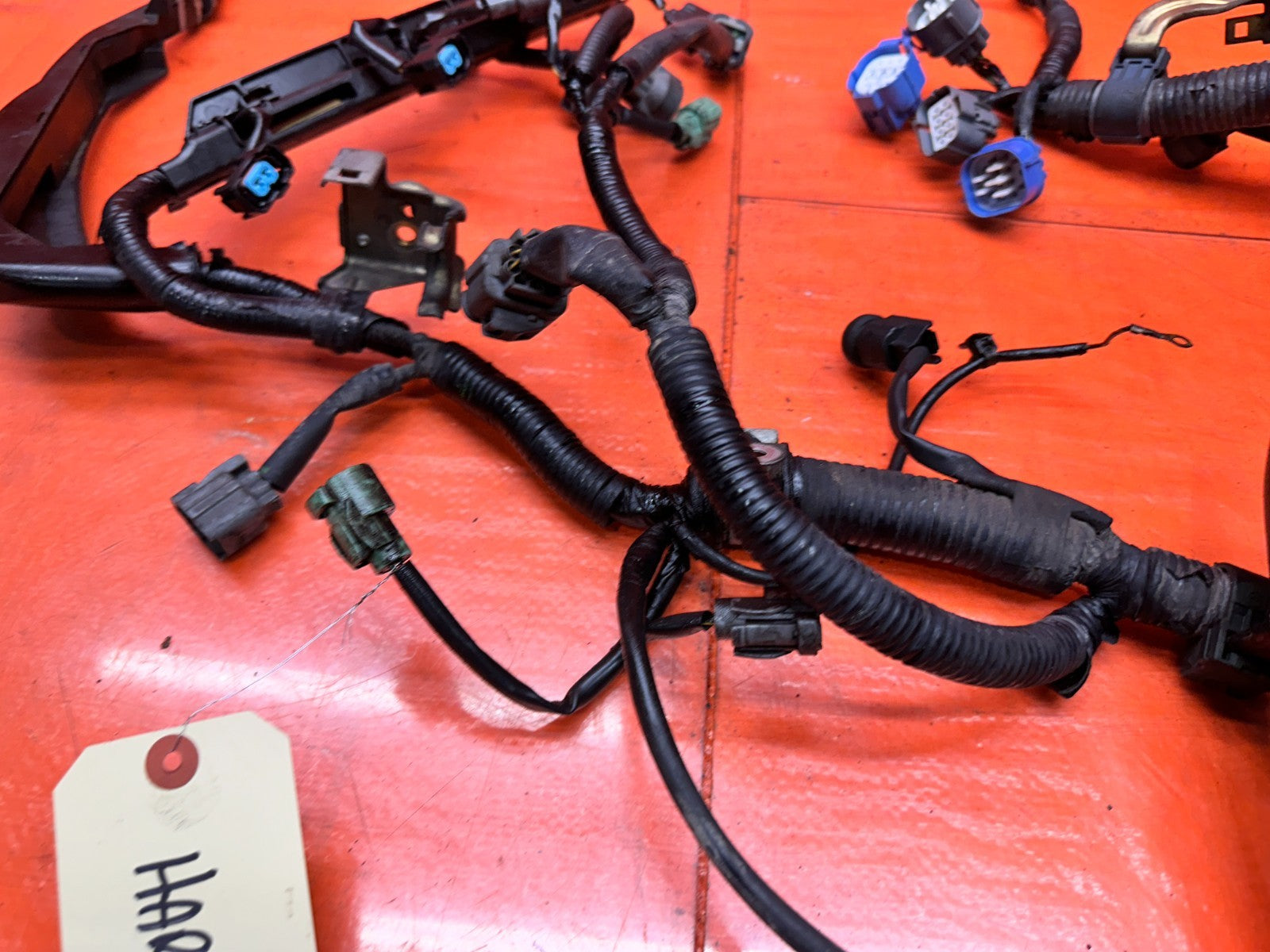 97 01 HONDA PRELUDE 2.2L H22A ENGINE MOTOR MAIN WIRE WIRING HARNESS OEM #33613