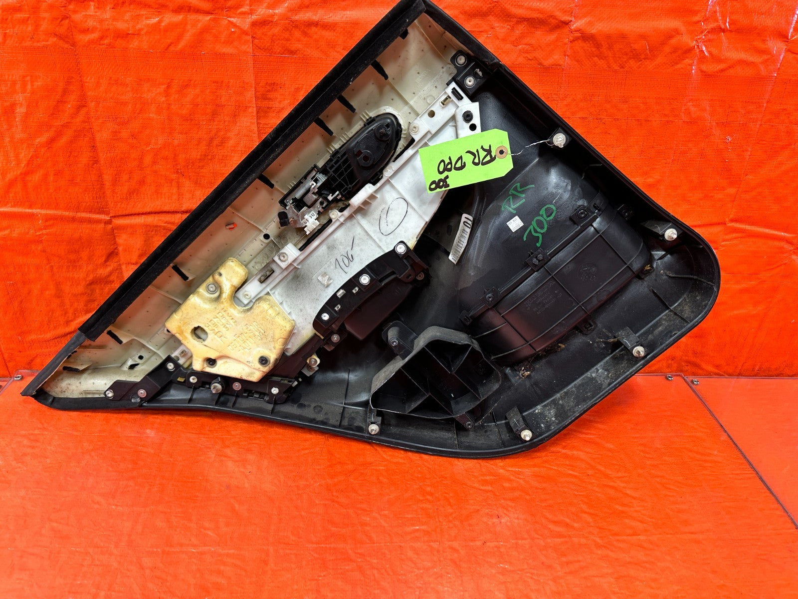 07 11 HONDA CIVIC   SI SEDAN   PASSENGER RIGHT REAR DOOR PANEL CARD   OEM #30013