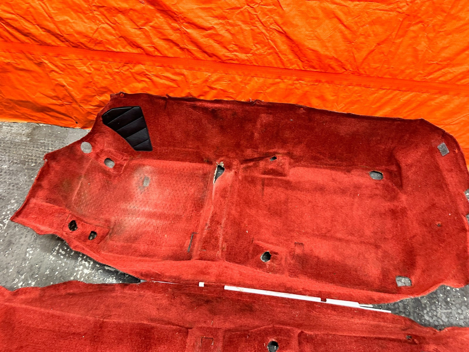 00-09 HONDA S2000 CONV 2.0L 2.2L F20C RED FLOOR CARPET MATS LEFT RIGHT OEM #S2K9