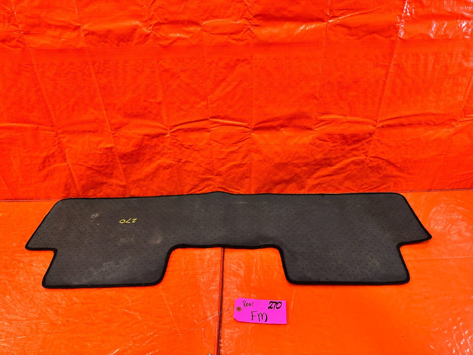 07 11 HONDA CIVIC SI SEDAN   REAR / BACK SEAT   FLOOR MAT RUG   OEM #2708