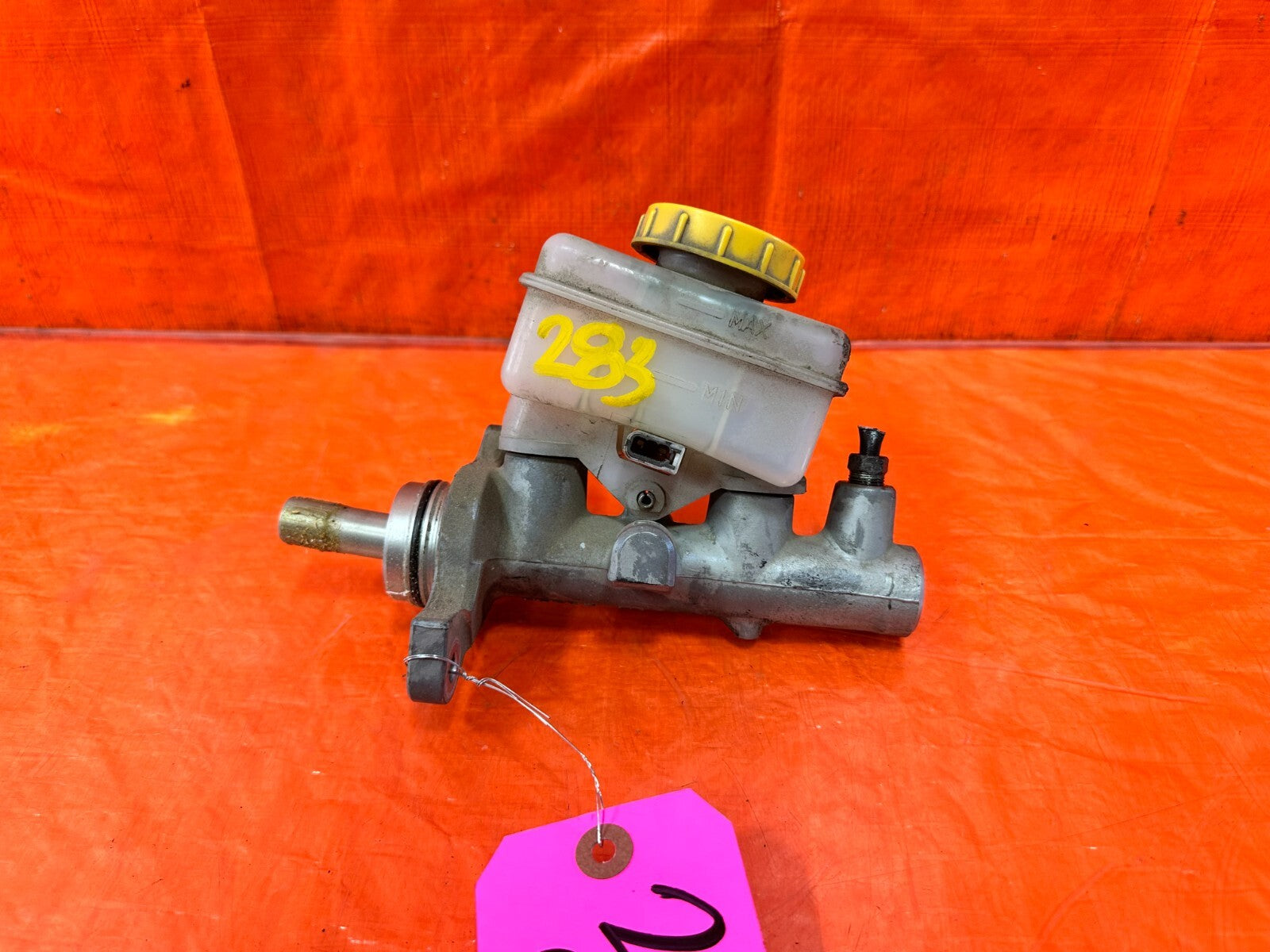 08 14 SUBARU IMPREZA WRX & STI   BRAKE MASTER CYLINDER W/ TANK AND CAP OEM #2835