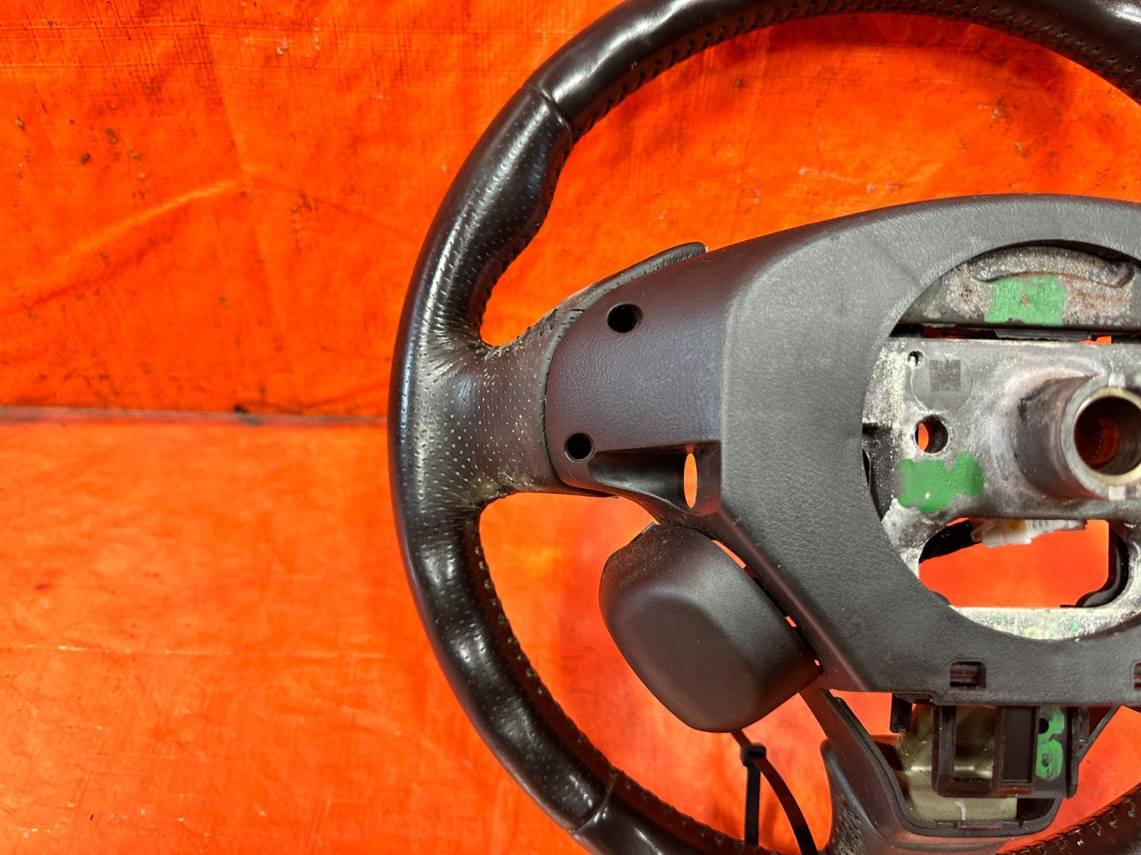 04 08 ACURA TSX LEATHER STEERING WHEEL W/ CRUISE AUDIO SWITCHES OEM #33014