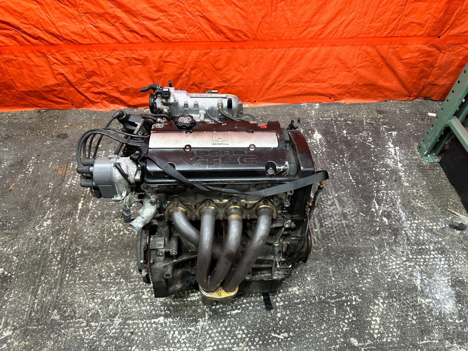 97 01 HONDA PRELUDE 2.2L H22A4 NON SH ENGINE MOTOR LONG BLOCK ASSEMBLY OEM #DNP27