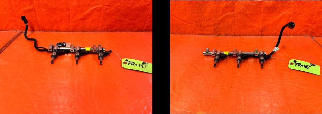 13 16 HYUNDAI GENESIS COUPE 3.8L   G6DJ   LEFT & RIGHT FUEL RAIL FUEL INJECTORS0
