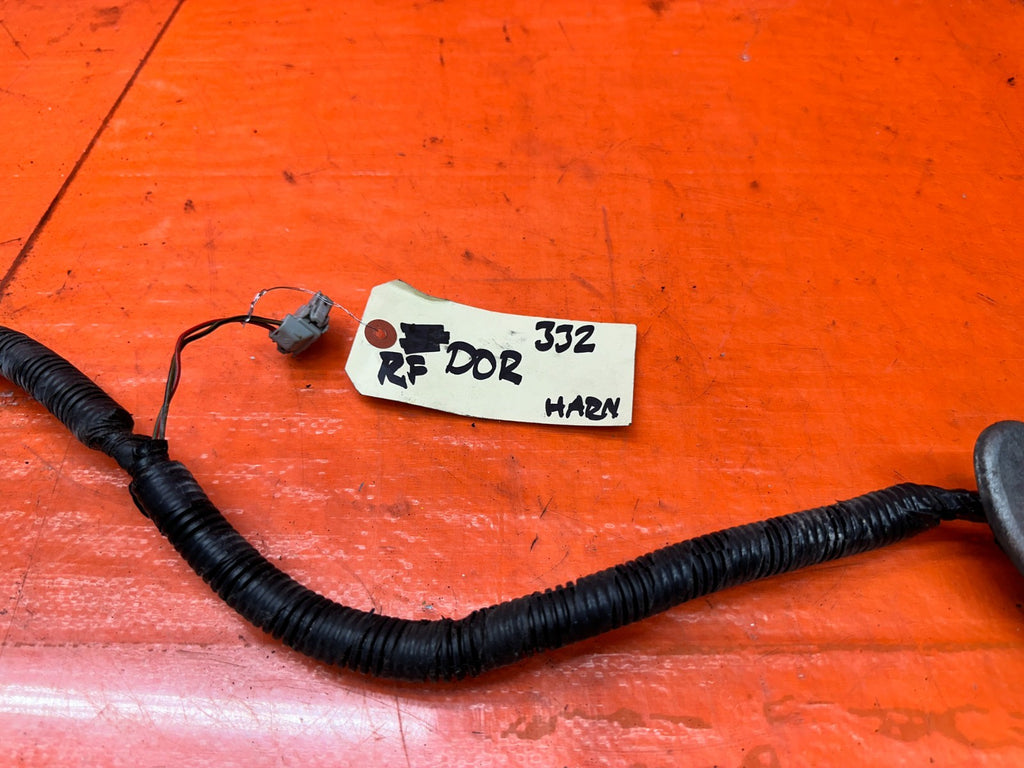 92 96 HONDA PRELUDE RIGHT PASSENGER DOOR WIRE HARNESS OEM #3325