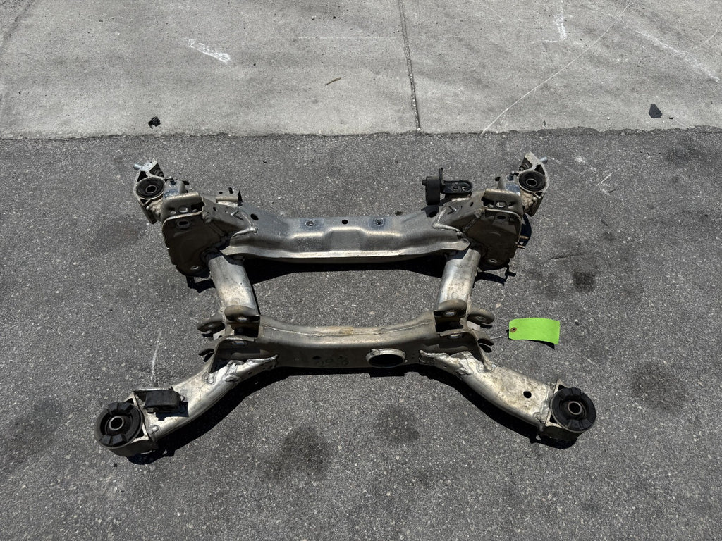 03 07 INFINITI G35 COUPE   REAR SUBFRAME CROSSMEMBER K FRAME   ALUMINUM OEM 2980