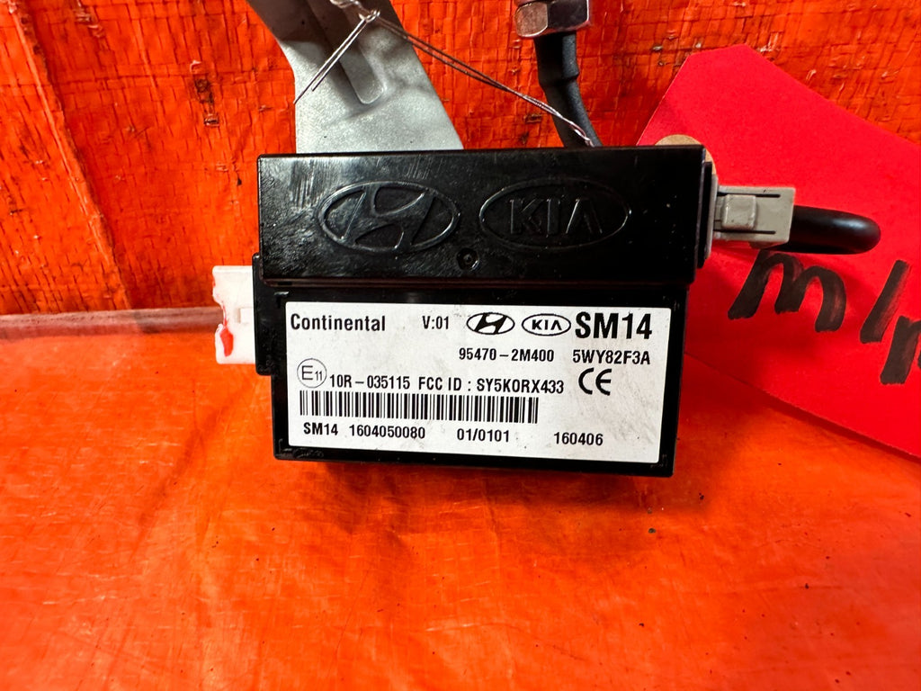 2016 16 HYUNDAI GENESIS COUPE 3.8L   KEYLESS ENTRY MODULE   95470 2M400 OEM #3021