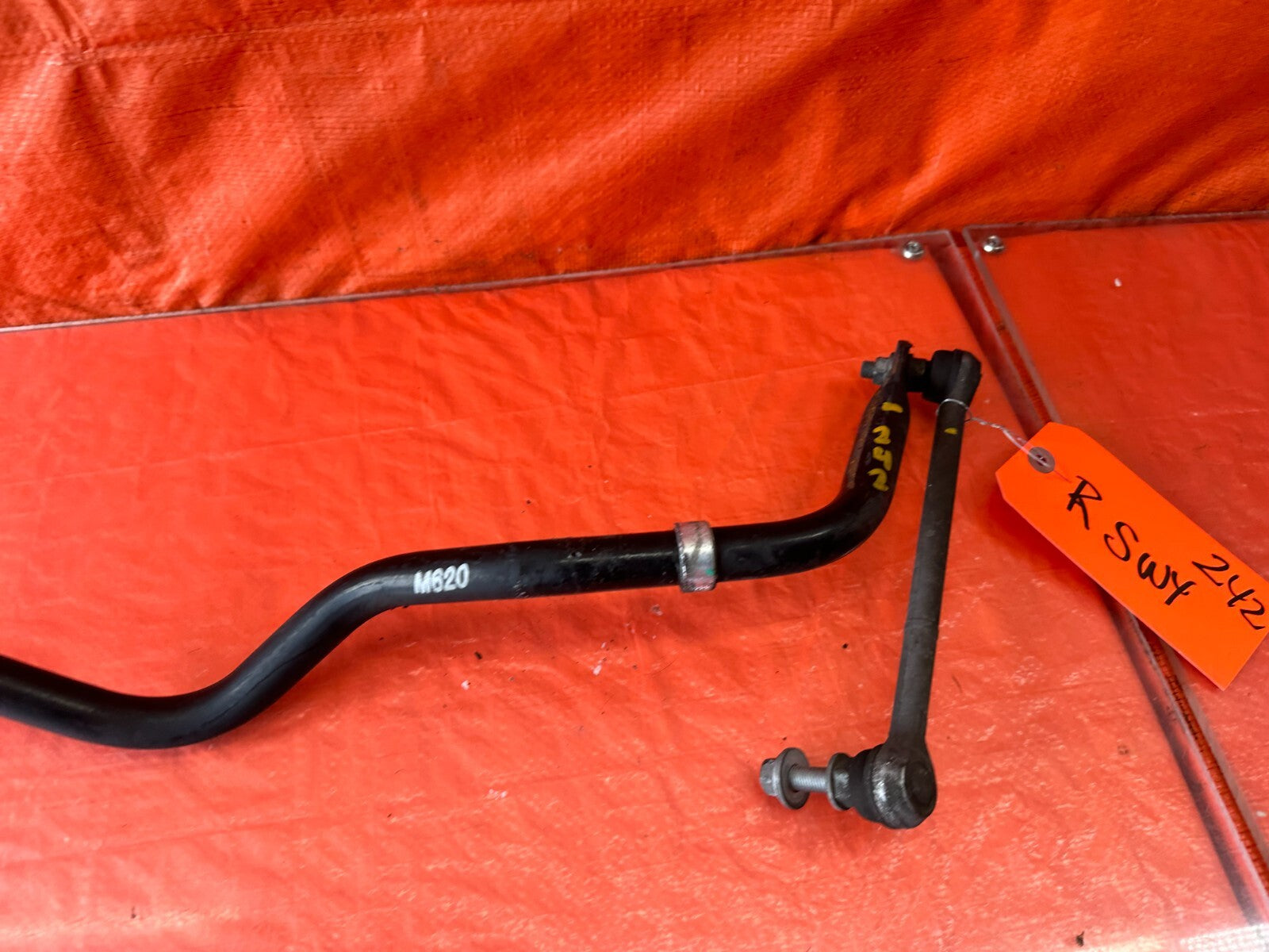16 20 INFINITI Q50   RED SPORT 400   REAR SWAY ANTI ROLL STABILIZER BAR OEM #2424