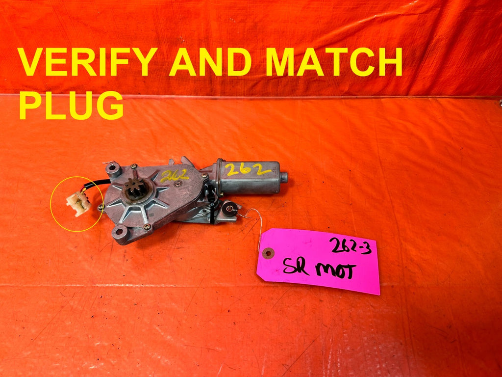 04 08 NISSAN 350Z CONVERTIBLE   CONVERTIBLE TOP MOTOR   OEM FACTORY #262 30