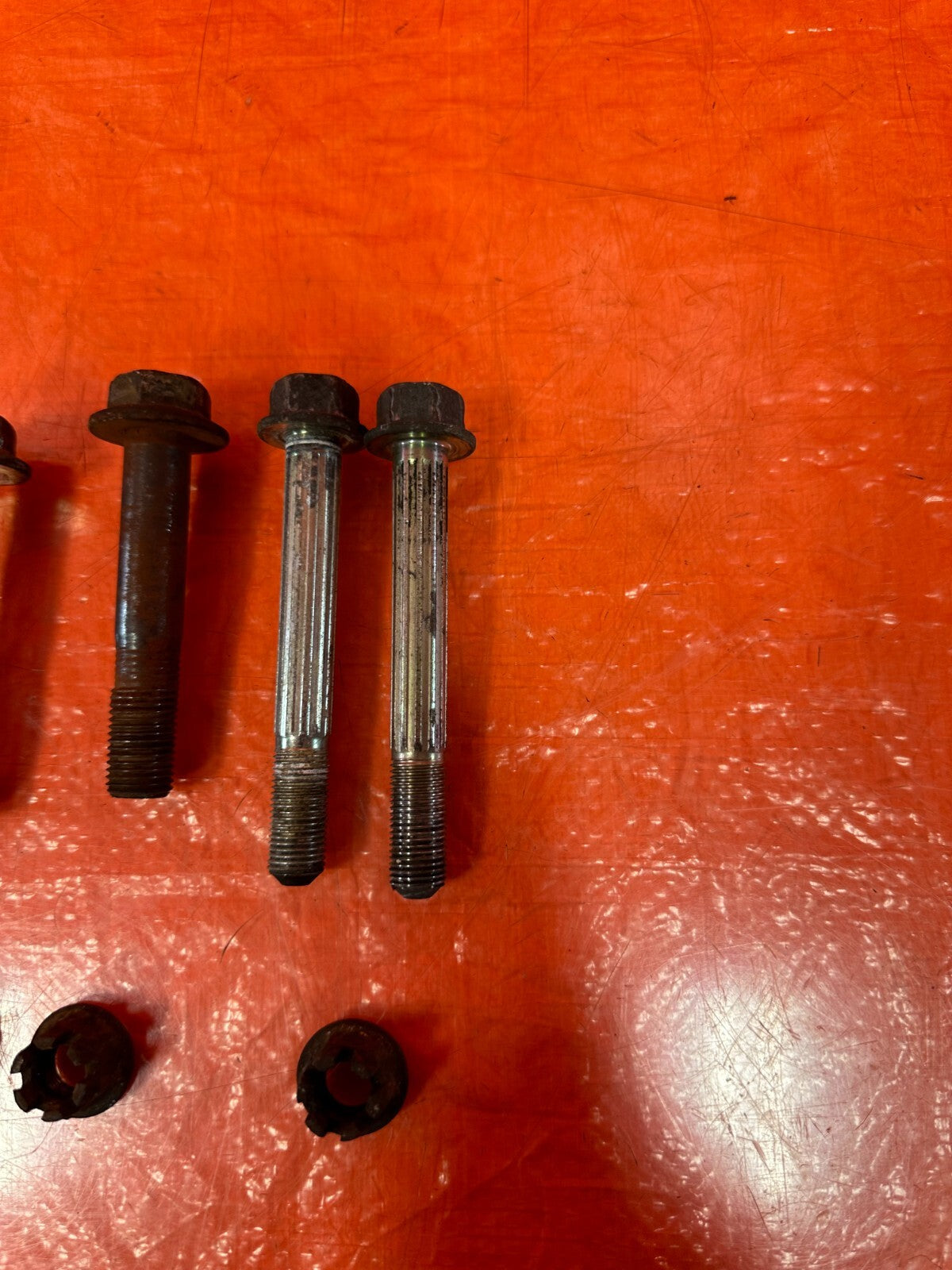 97 01 HONDA PRELUDE   REAR TRAILING ARM BOLTS NUTS HARDWARE   OEM #2594