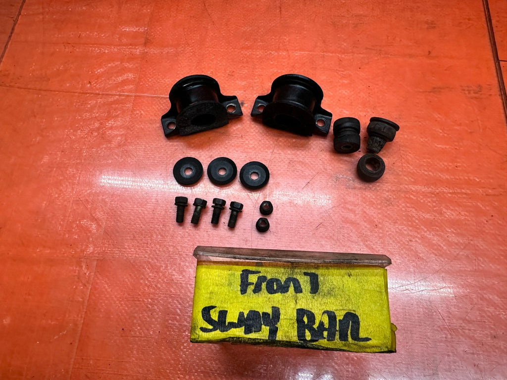 97 01 HONDA PRELUDE 2.2L FRONT SWAY BAR MOUNT BRACKETS & HARDWARE SET OEM #3350