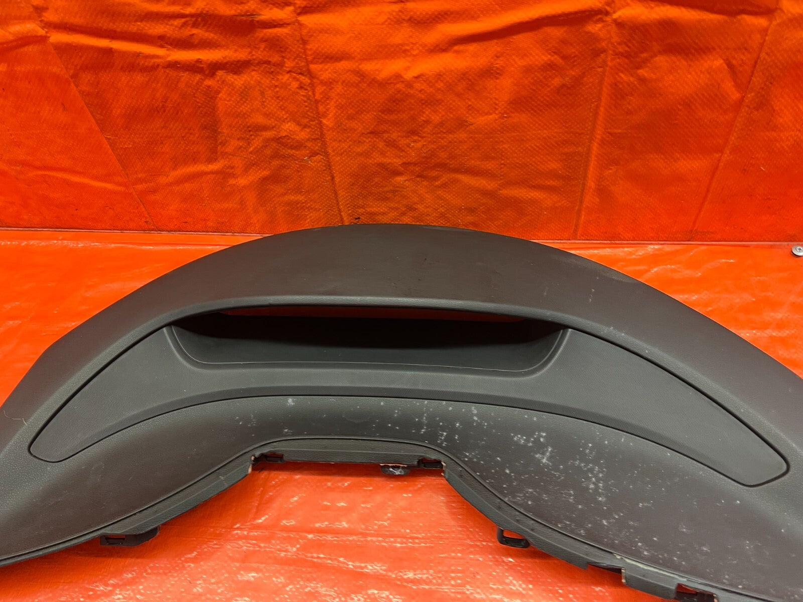 06 11 HONDA CIVIC SI UPPER DASH DASHBOARD SPEEDOMETER BEZEL TRIM PLASTIC OEM 1635