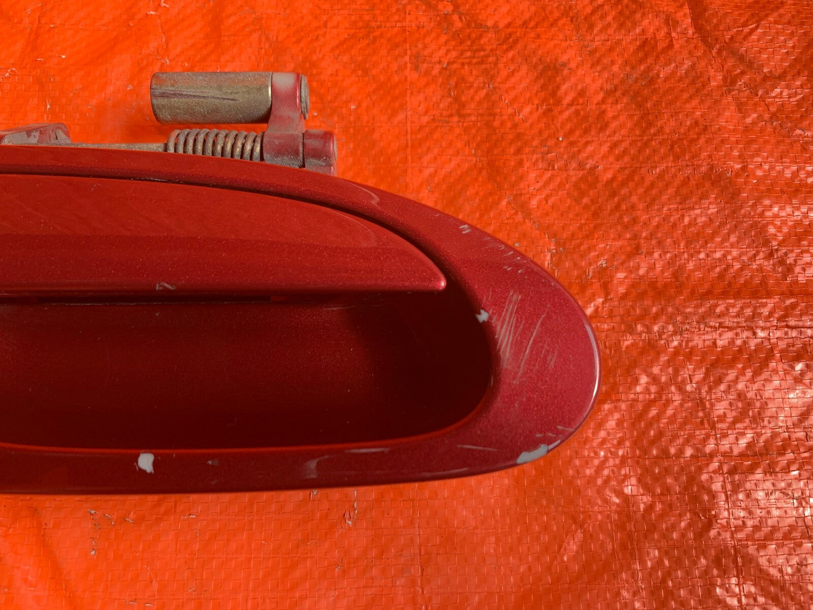 OEM 2003 ACURA RSX TYPE S PASSENGER RIGHT EXTERIOR DOOR HANDLE REDONDO RED PEARL3