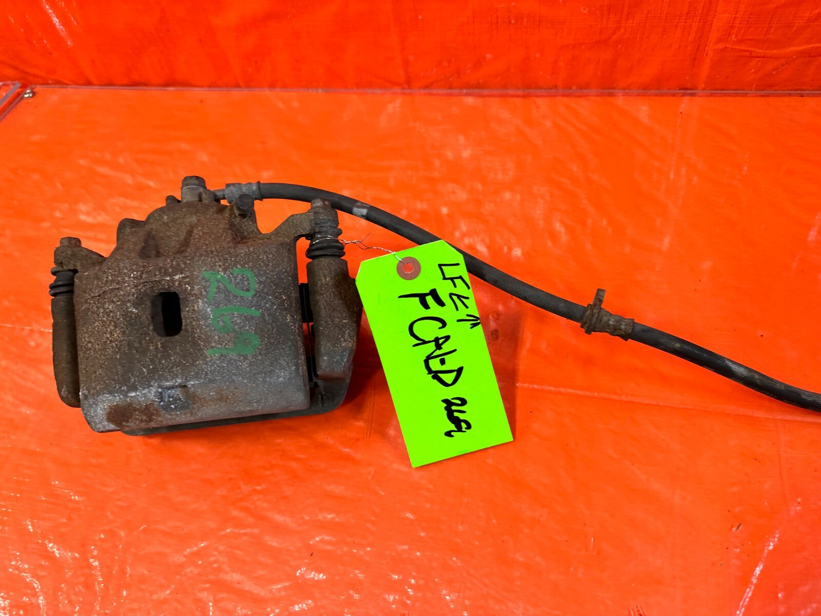 12 15 HONDA CIVIC SI   DRIVER LEFT FRONT BRAKE CALIPER OEM FACTORY   OEM #2656