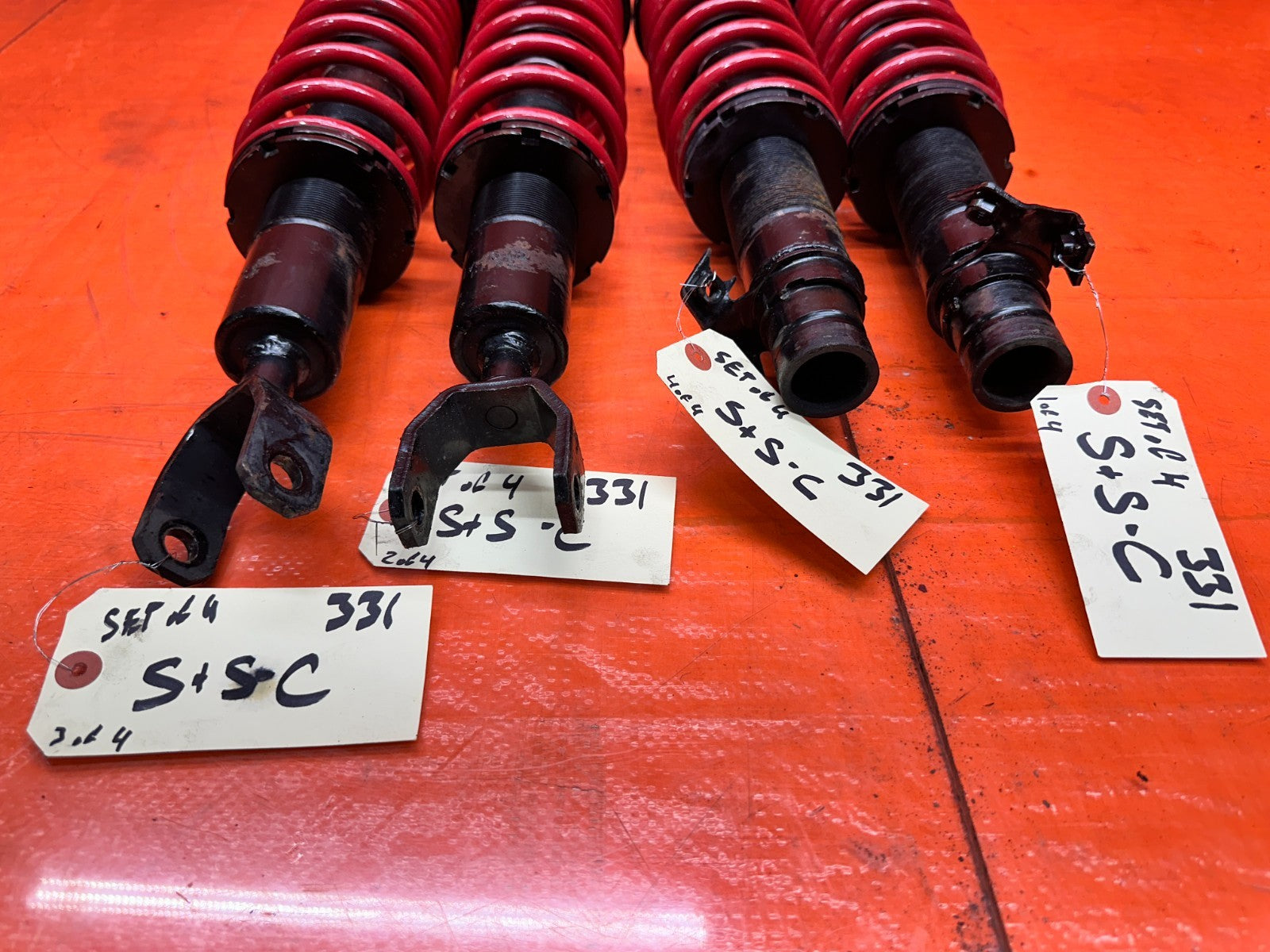 94 01 ACURA INTEGRA RACELAND ADJUSTABLE SUSPENSION COILOVERS SET #3314