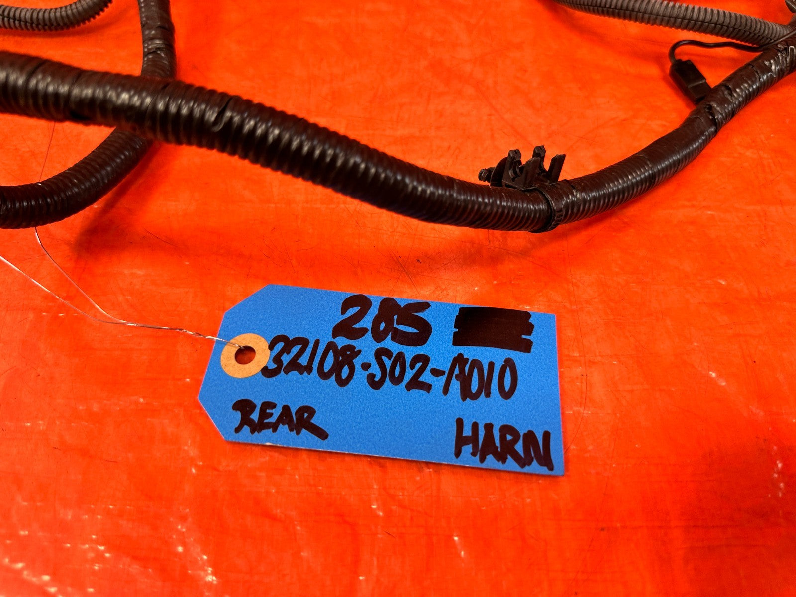 99 00 HONDA CIVIC 2D COUPE EX HX SI   REAR TRUNK WIRING HARNESS WIRE OEM OE #2851