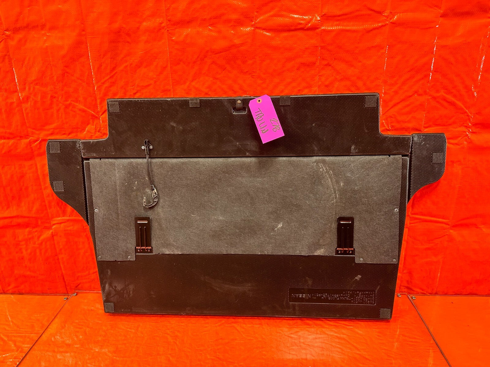 INFINITI G37 CONVERTIBLE CARGO LINER TRUNK MAT CARDBOARD FLAP LINING OEM #27810