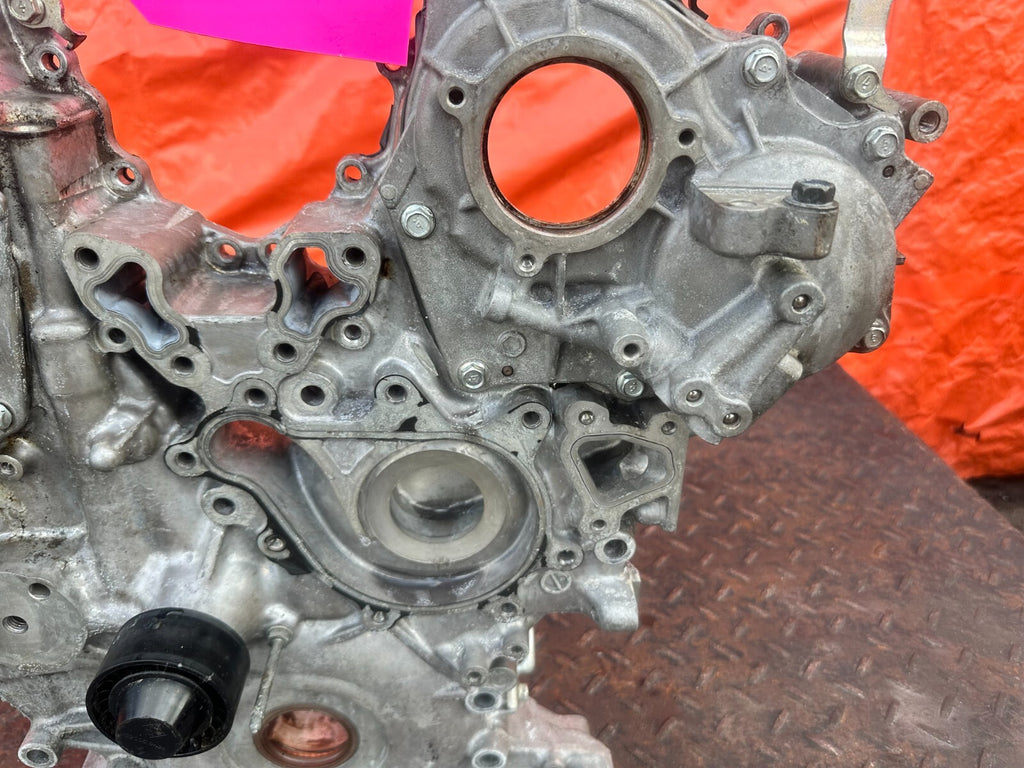 16 20 INFINITI Q50 & Q60   3.0L 300HP   TIMING CHAIN COVER CASE W/ L & R COVERS6