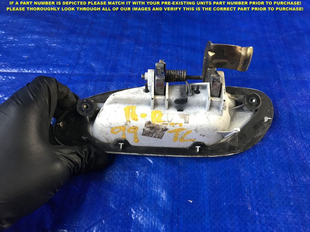 OEM 1999 2000 2001 ACURA TL PASSENGER RIGHT REAR EXTERIOR DOOR HANDLE  3