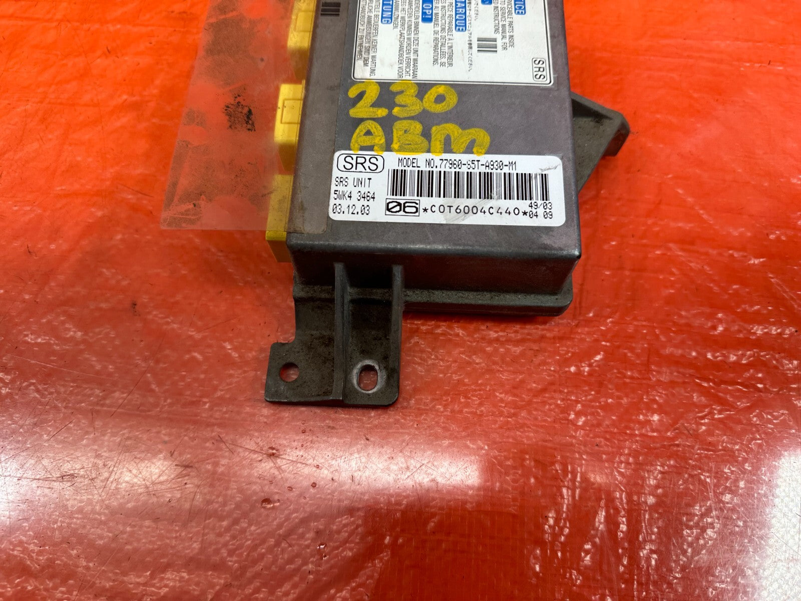 04 05 HONDA CIVIC SI EP3 HATCHBACK   CONTROL MODULE   77970 S5T A92   OEM #2301