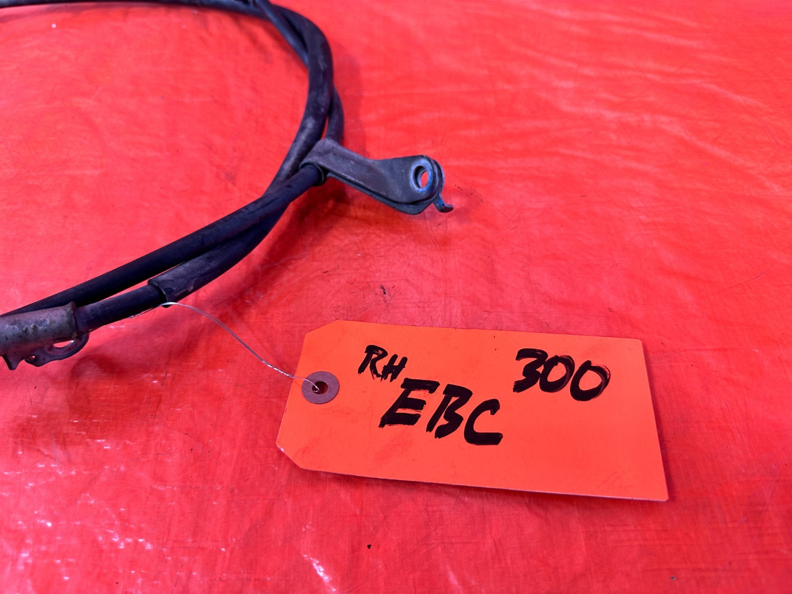 06 11 HONDA CIVIC SI   PASSENGER RIGHT REAR EMERGENCY BRAKE CABLE   OEM #3001