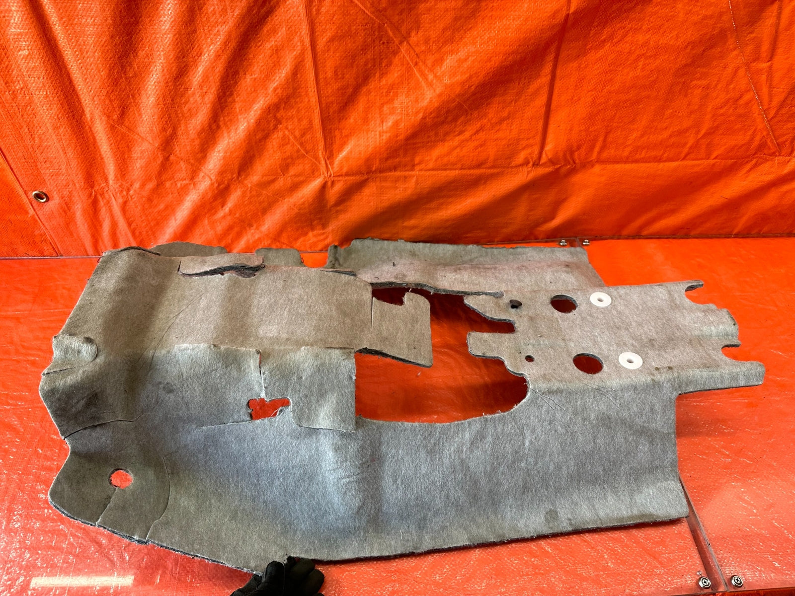 08 15 LANCER EVOLUTION X EVO 10   ACD PUMP RESERVOIR CARPET TRIM   OEM #21411