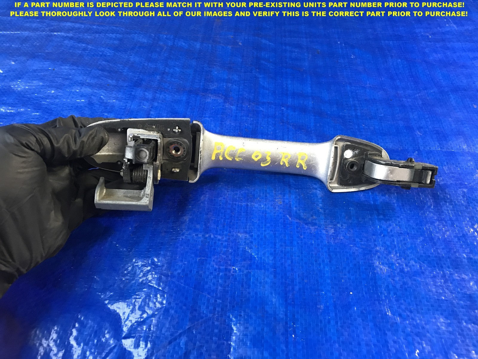 OEM 2003 2004 2005 HONDA ACCORD PASSENGER RIGHT REAR EXTERIOR DOOR HANDLE R1