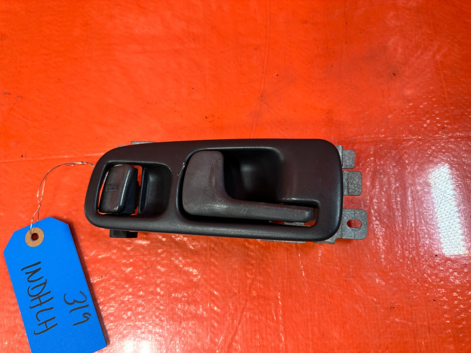 96 00 HONDA CIVIC COUPE   PASSENGER RIGHT INTERIOR DOOR HANDLE W/ TRIM OEM 3192