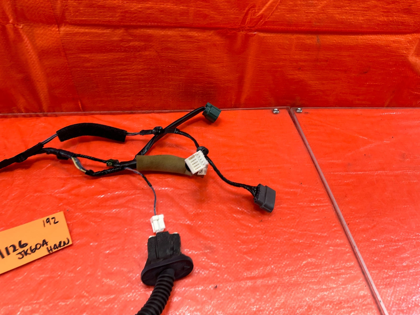2008 INFINITI G35 X SEDAN PASSENGER RIGHT REAR DOOR WIRING HARNESS WIRE LOOM 1924