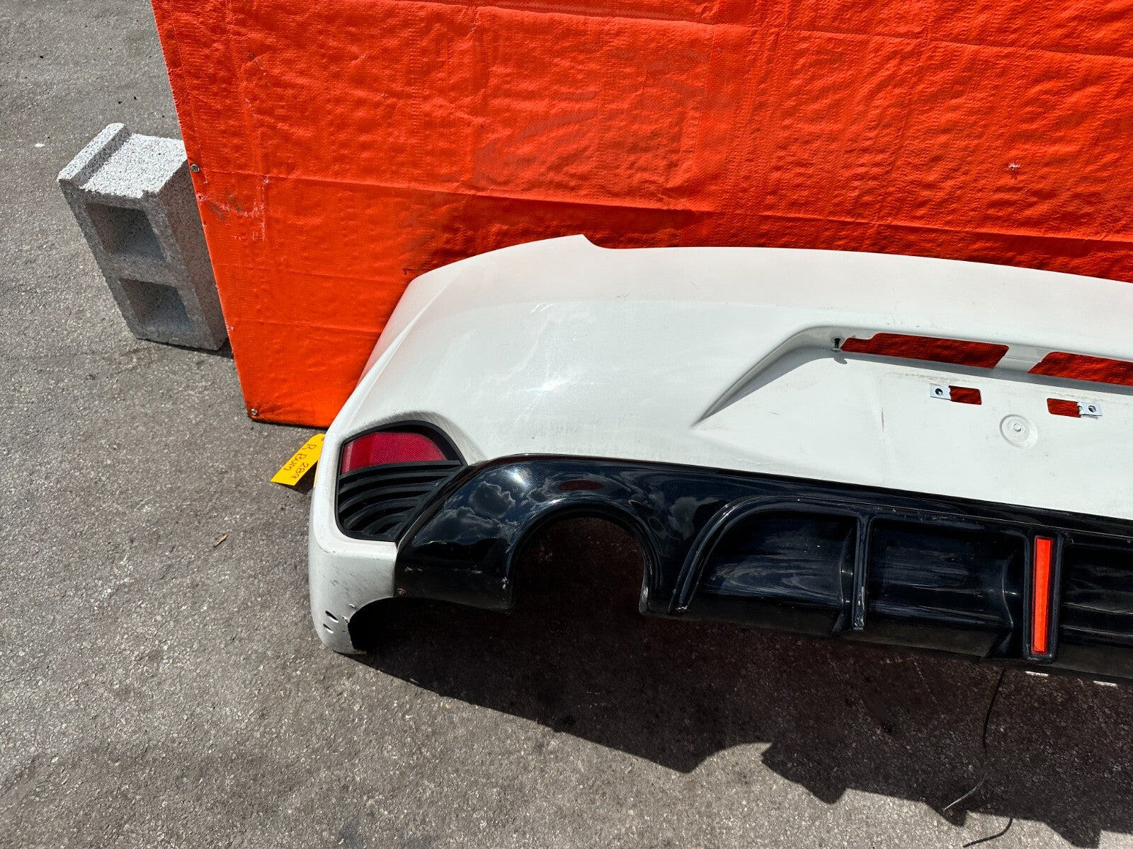 17 20 INFINITI Q60   REAR BUMPER COVER  W/ ALL INSERTS   U WILL LOOK AT PICS OEM15