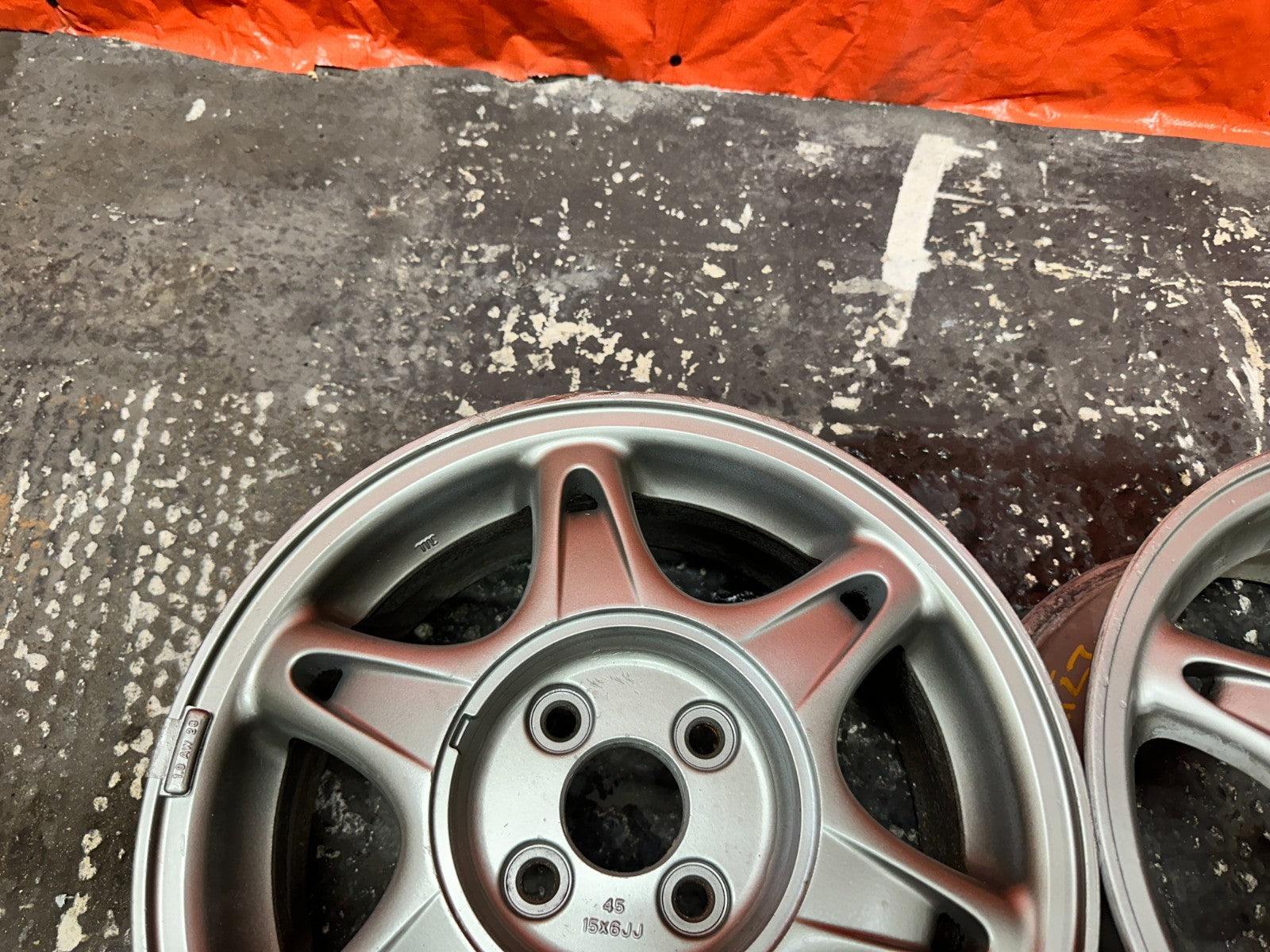 94 01 ACURA INTEGRA SNOWFLAKE WHEELS RIMS OEM FACTORY OE #2746