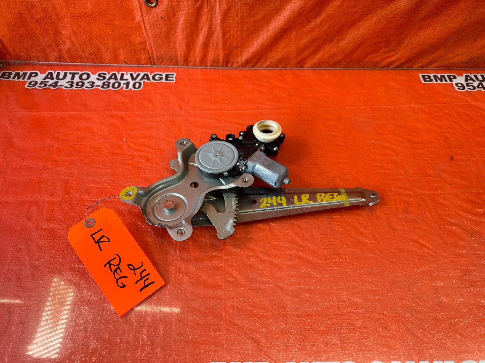 07 12 LEXUS ES350   DRIVER LEFT REAR WINDOW REGULATOR W/ MOTOR   OEM #2440