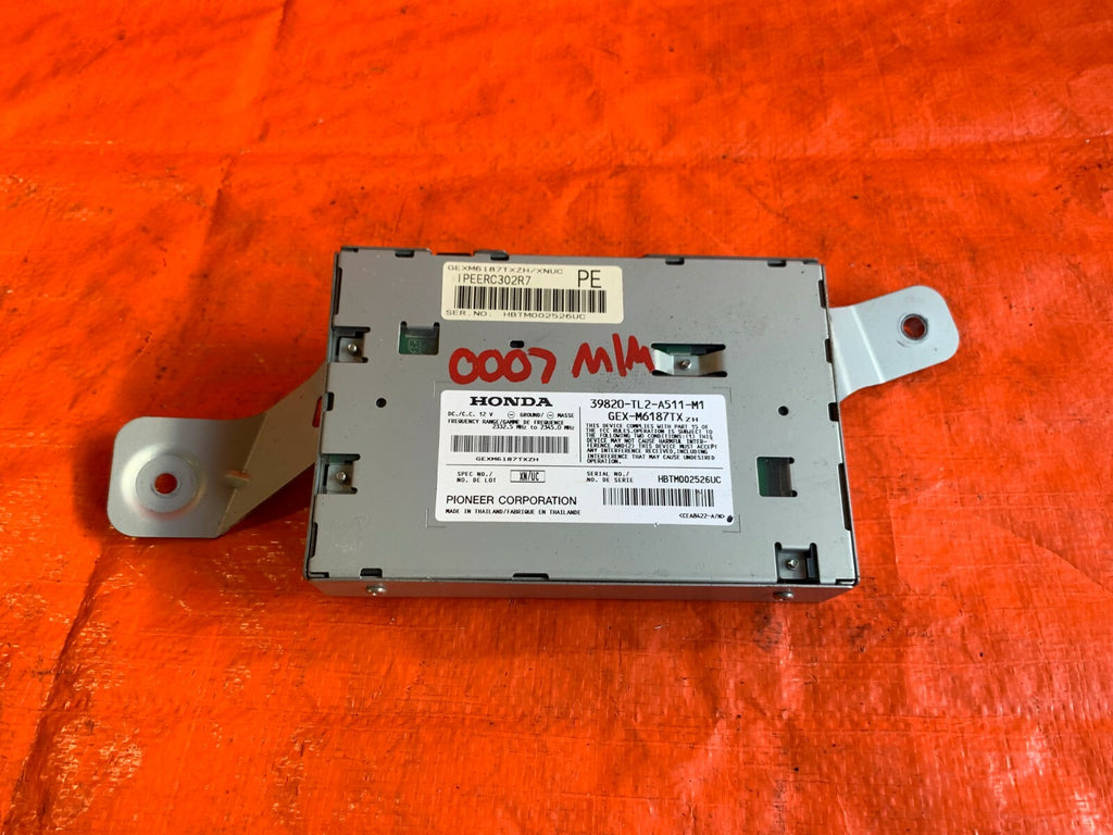 OEM 2009 09 ACURA TSX   SIRIUS XM MODULE RECEIVER   39820 TL2 A5110
