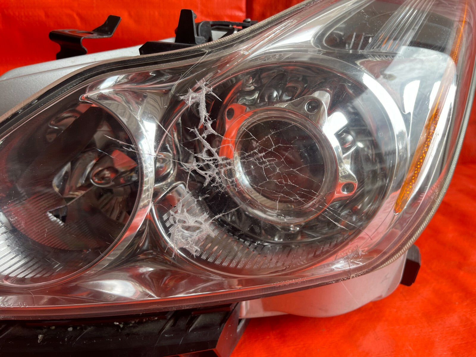 08 10 INFINITI G37 SPORT S 2D DRIVER LEFT HEADLIGHT HEADLAMP NON AFS OEM  FLAW!6