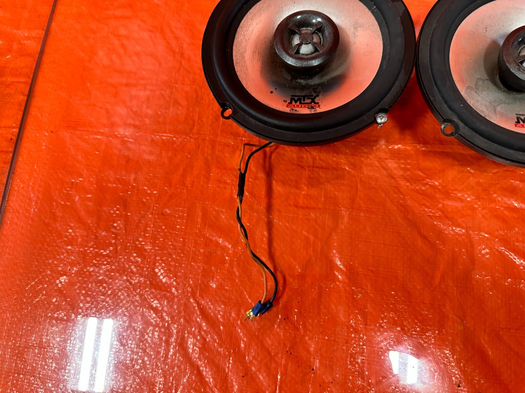 03 06 LANCER EVOLUTION VIII 8 EVO IX 9   MTX AUDI TDX6502 SPEAKERS   #EVO97