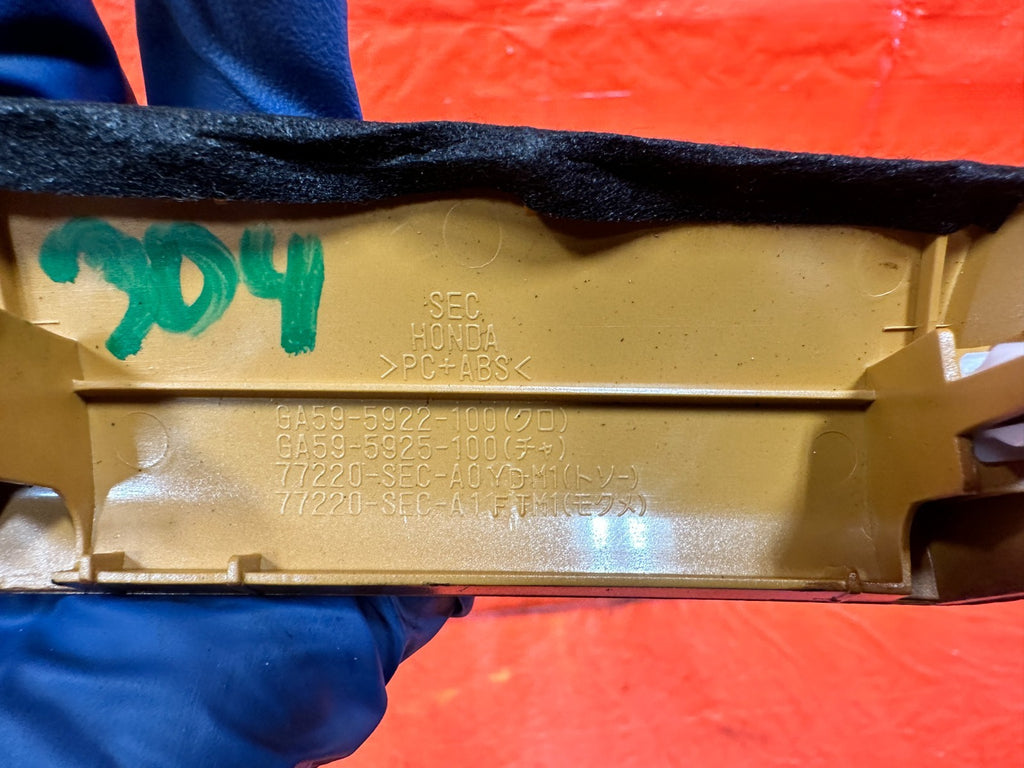 04 08 ACURA TSX DRIVER LEFT INSTRUMENT PANEL DASHBOARD DASH TRIM INSERT OEM 3044