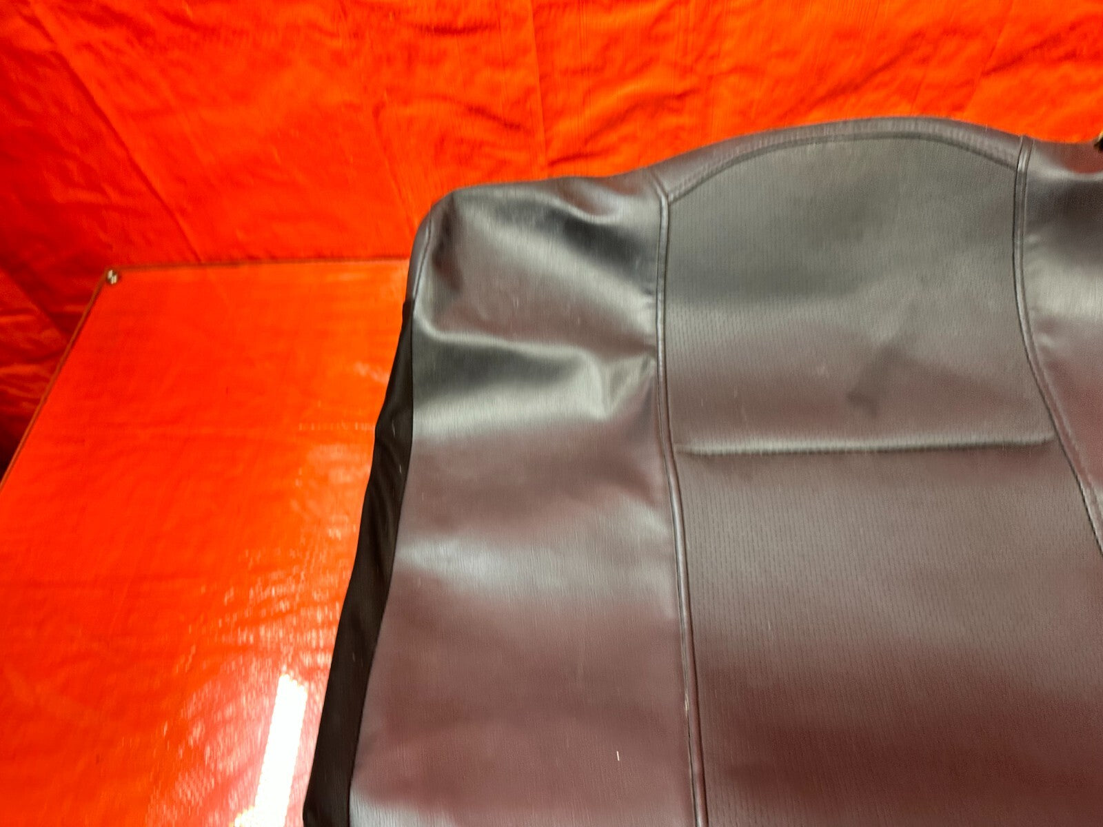 02 04 ACURA RSX   LEATHER LEFT REAR UPPER SEAT COVER SKIN LEATHER WRAP OEM #2716