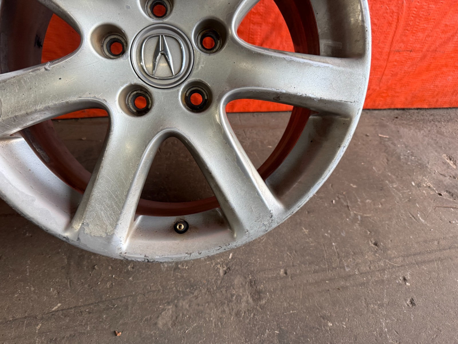 04 05 ACURA TSX   INDIVIDUAL SINGLE WHEEL RIM   7 SPOKE   OEM FACTORY #3246