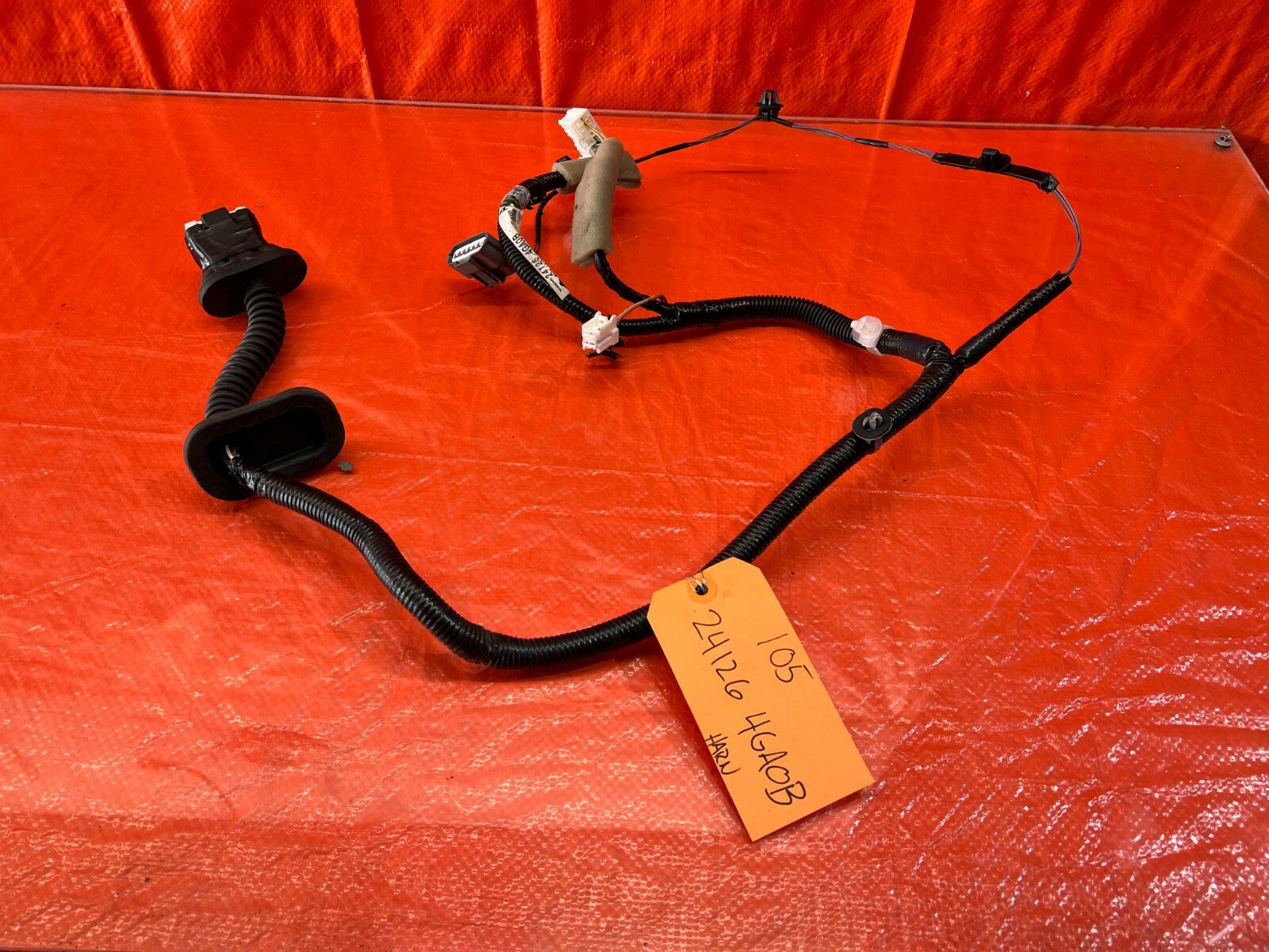14 17 INFINITI Q50   DOOR WIRING HARNESS WIRE LOOM   LEFT OR RIGHT REAR   OEM0