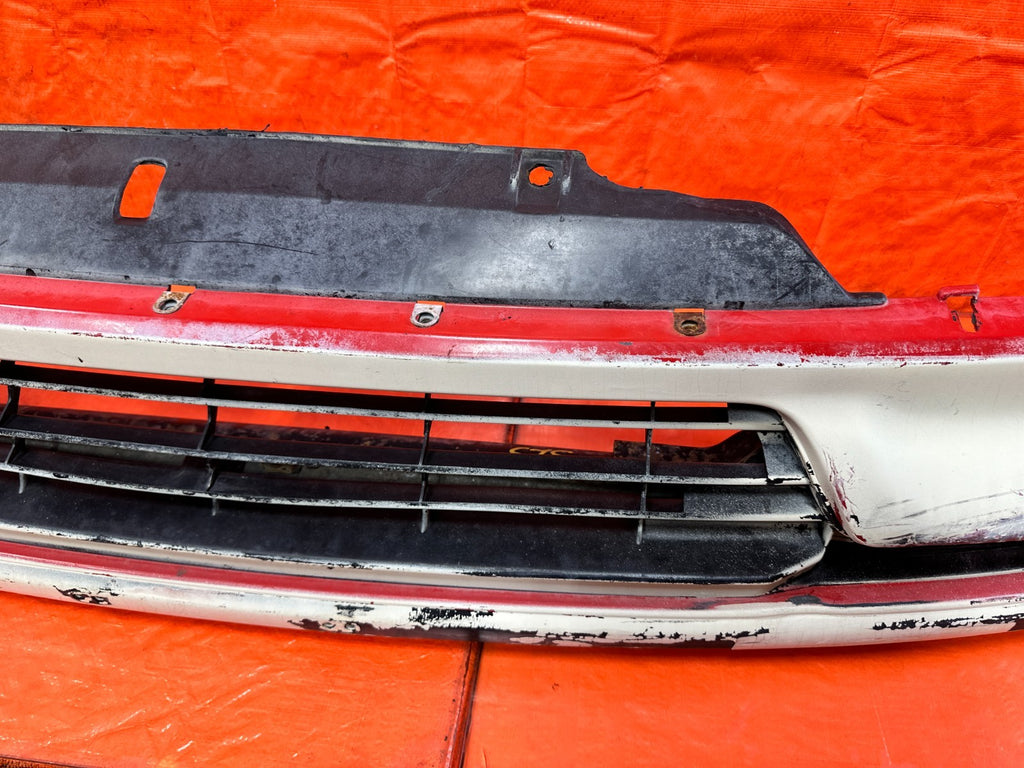 90 91 HONDA CIVIC HATCHBACK FRONT BUMPER COVER W/ RE BAR AND LIGHTS COMPLETE OEM10