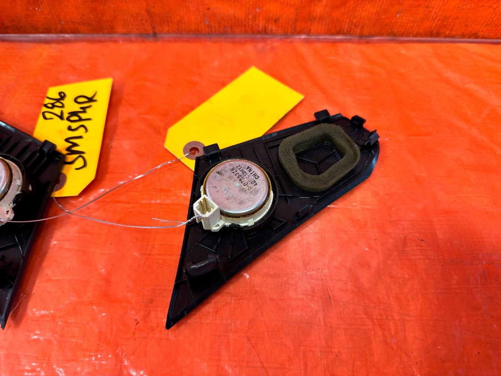 07 11 HONDA CIVIC EX SI   LEFT & RIGHT   DASHBOARD DASH BOARD SPEAKERS   OEM 2864