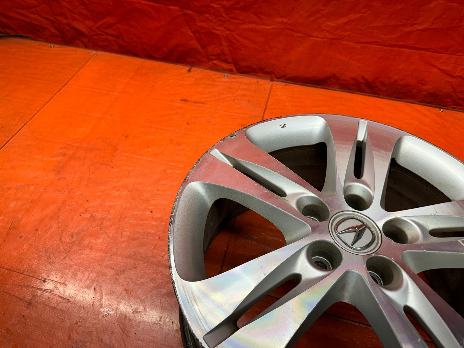 09 14 ACURA TSX V6 18 INCH 5 SPOKE ALLOY WHEEL RIM 18x8 5x114.3 OEM FACTORY  19