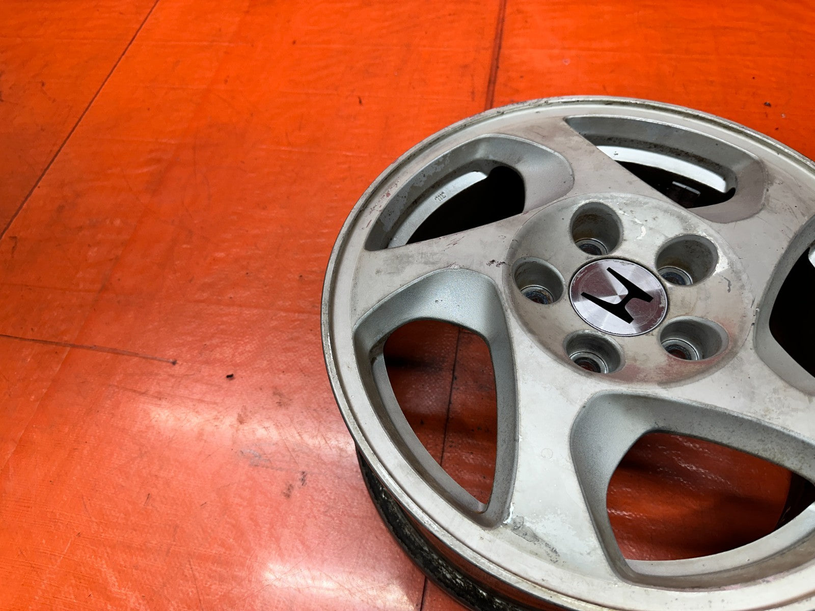 97-01 HONDA PRELUDE 2D 2.2L H22A4 SINGLE OEM ALLOY WHEEL RIM 16X6.5" OEM #LUDE9