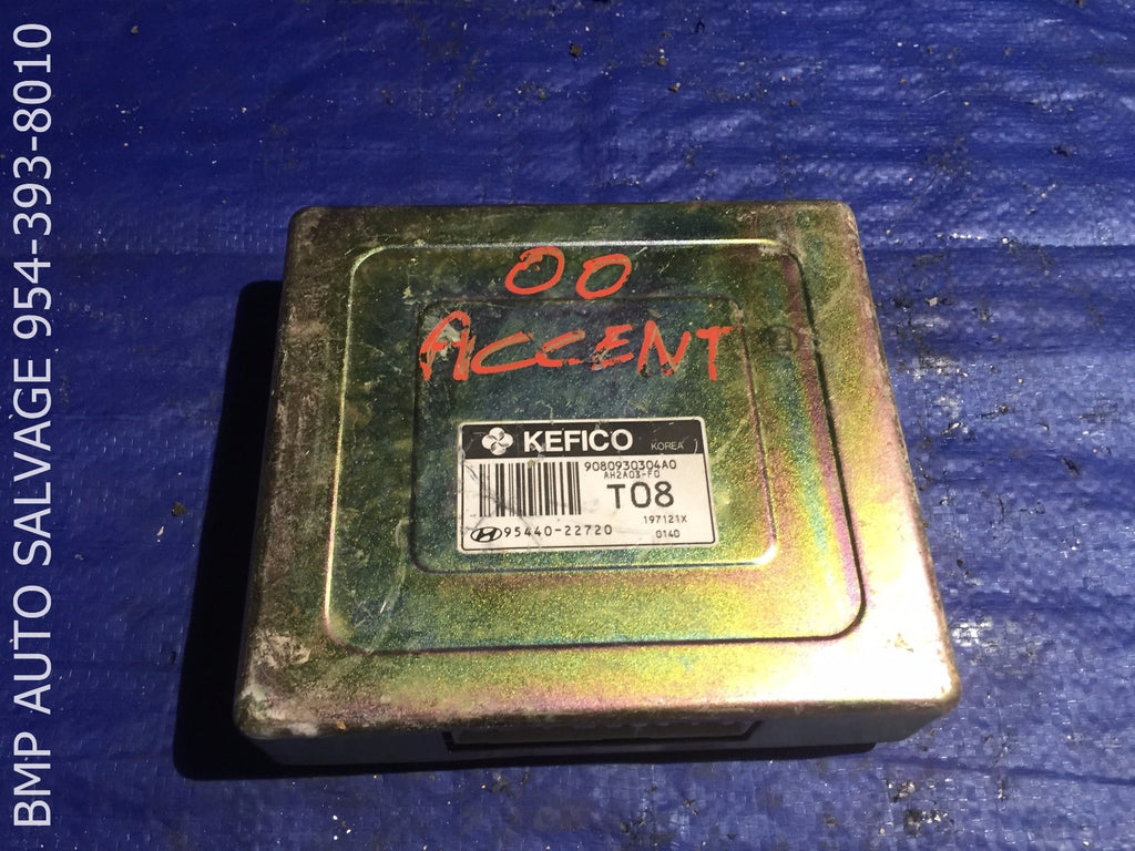 OEM 1998 HYUNDAI ACCENT TRANSMISSION COMPUTER 95440 22720 TCM #1112 #QAT50