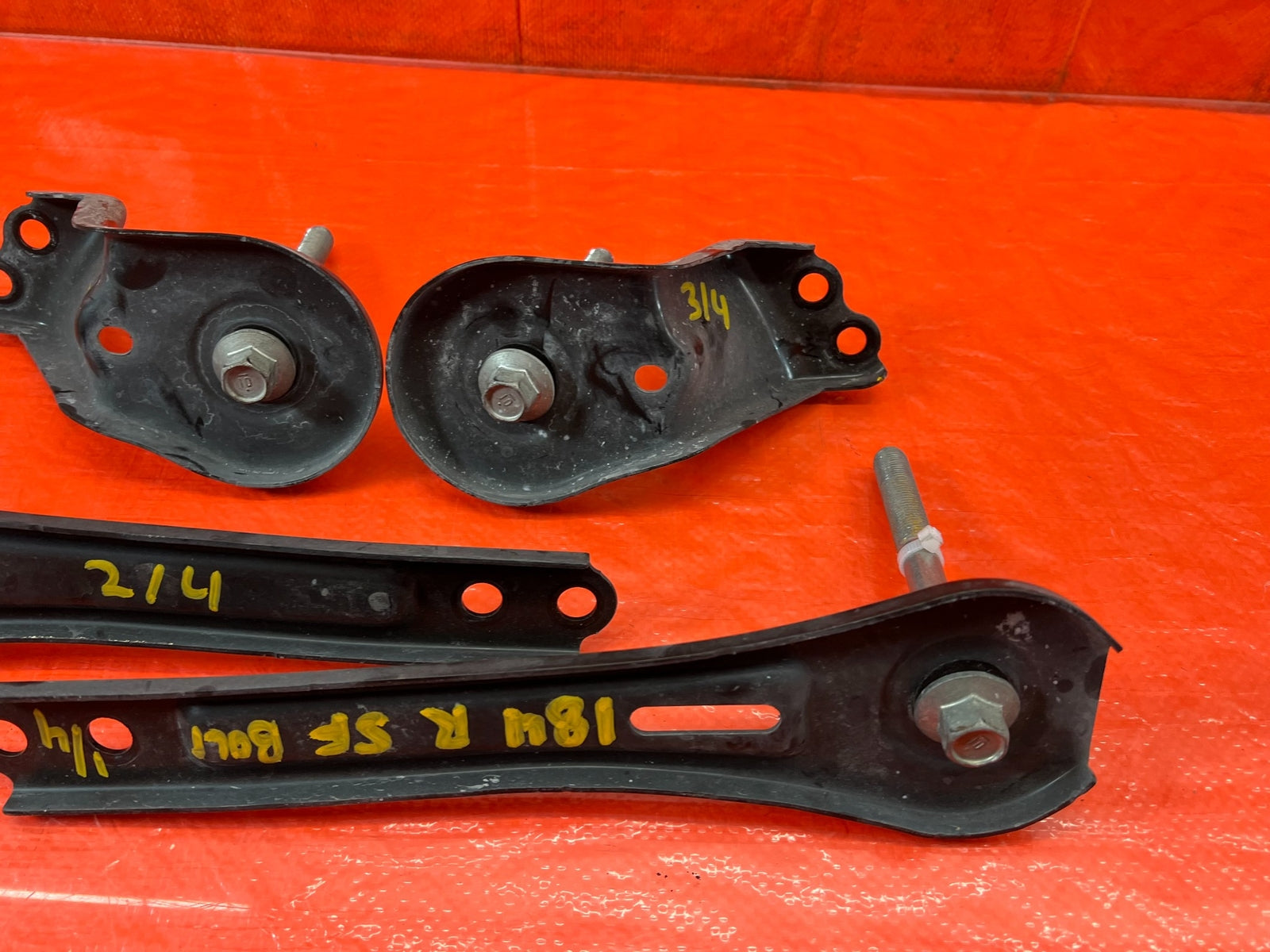 19 20 HONDA ACCORD SPORT   REAR SUB FRAME MOUNTING BRACKET SET BRACKETS OEM #1845