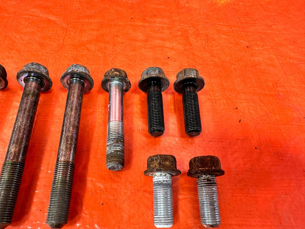 09 14 ACURA TSX   REAR TRANSMISSION BRACKET BOLTS HARDWARE   OEM #3053