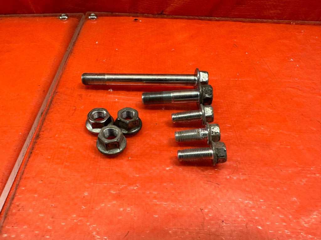 09 12 LANCER EVOLUTION X EVO 10 4B11T ENGINE POST MOUNT BOLTS HARDWARE OEM #2066