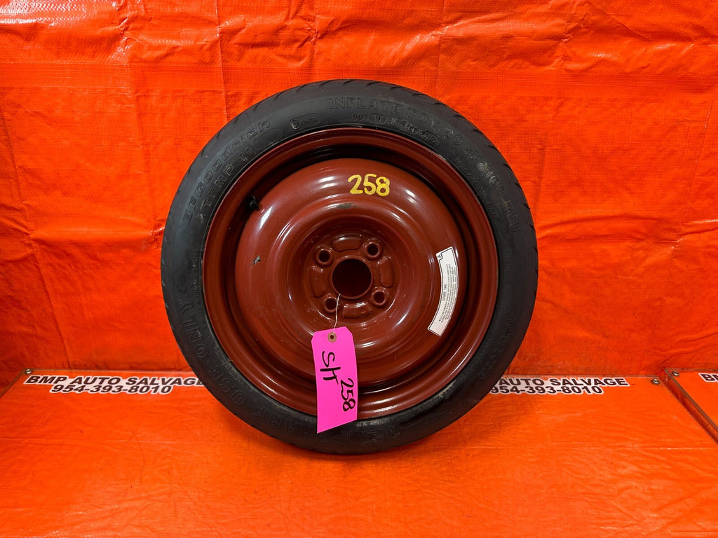 02 03 HONDA CIVIC SI EP3   4x100 EMERGENCY SPARE BACK UP TIRE WHEEL RIM OEM #2580
