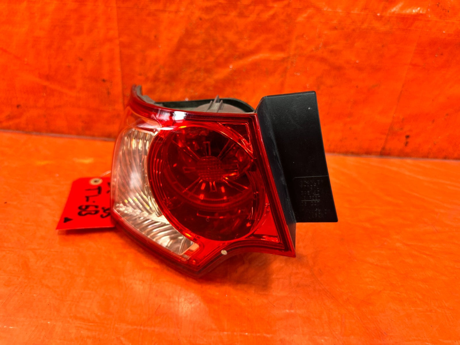 11 14 ACURA TSX   DRIVER LEFT TAIL LIGHT TAIL LAMP   OEM FACTORY #3053