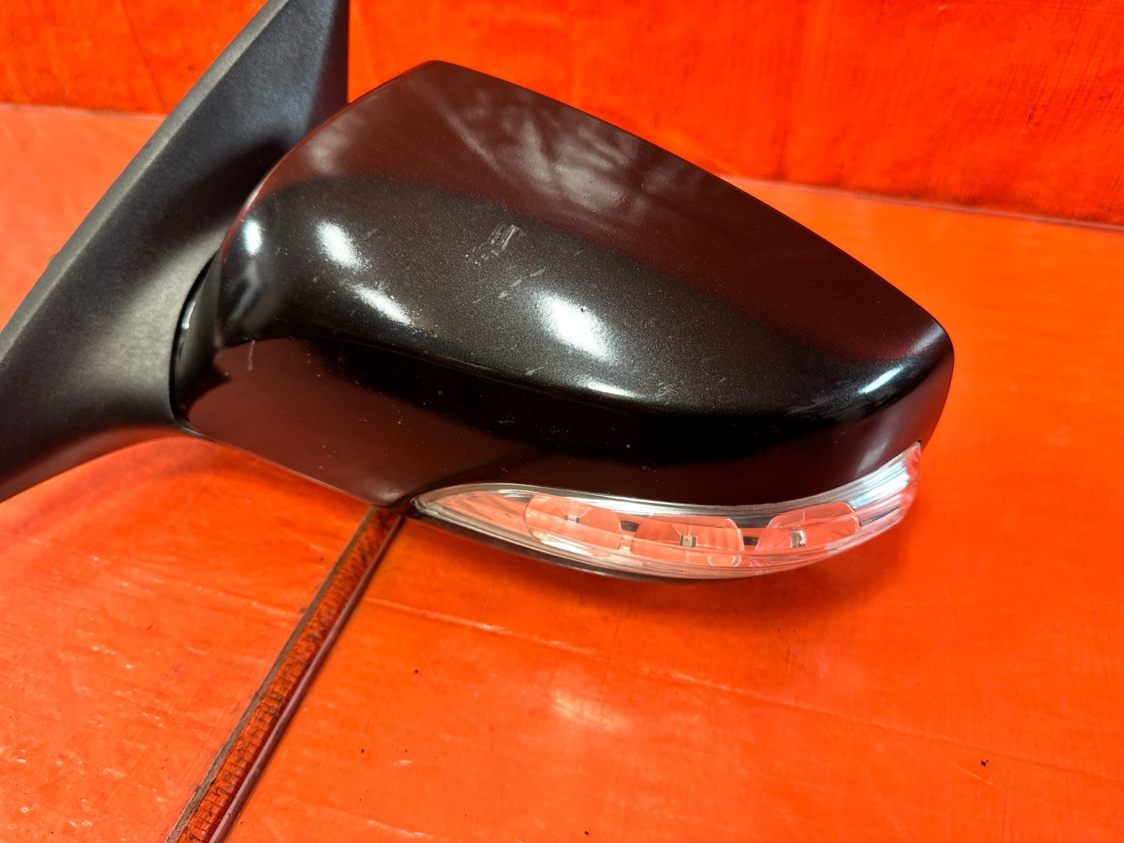 10 16 HYUNDAI GENESIS COUPE DRIVER LEFT EXTERIOR SIDE VIEW MIRROR SIGNAL OEM 3183